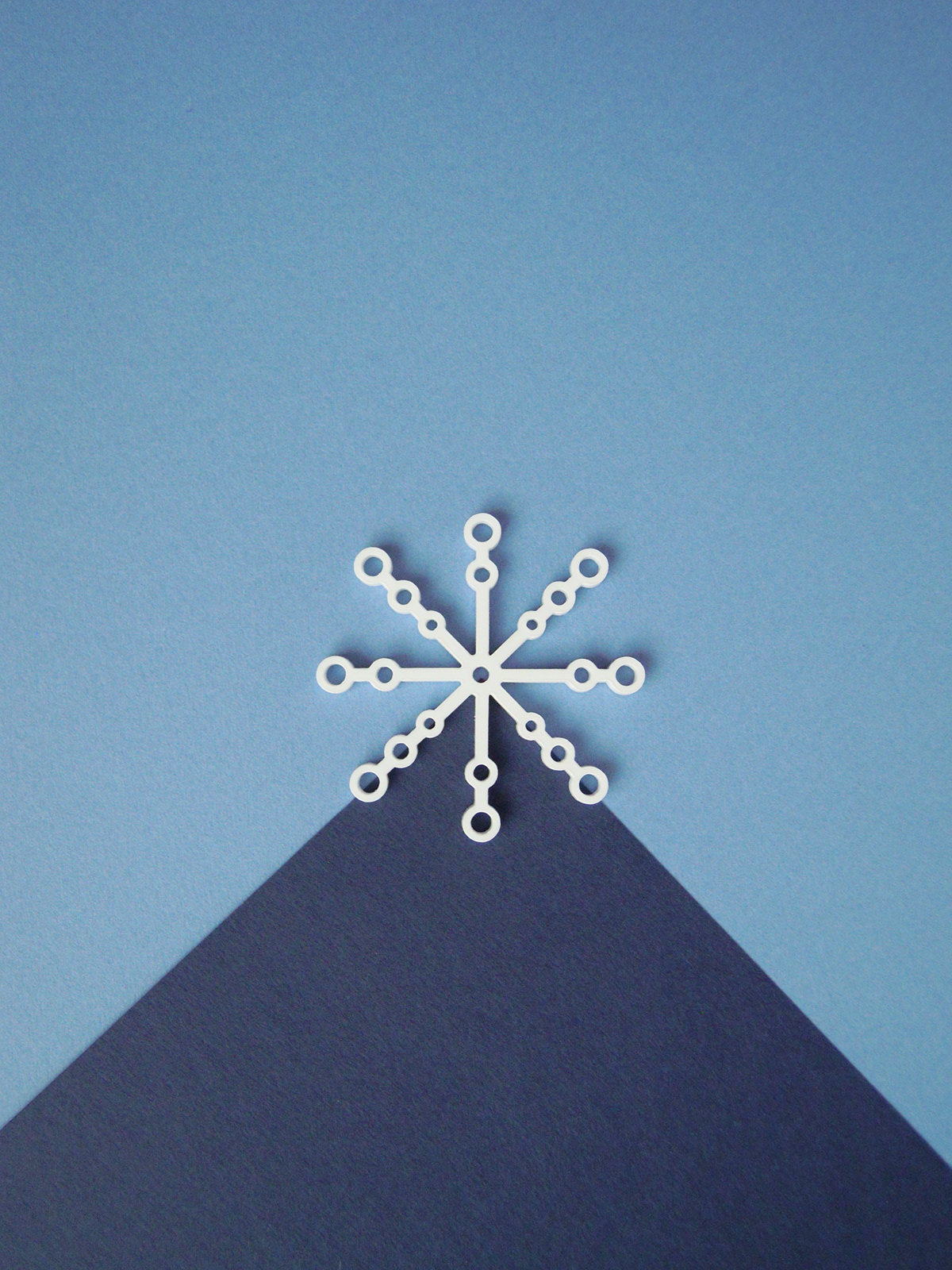 decorations Christmas toy snow snowflake kalėdos feliz navidad Natale lithuania White plastic lazer cut