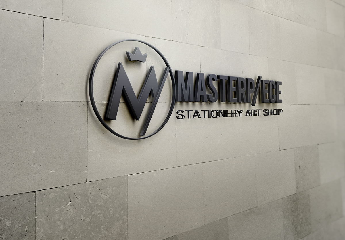 logo Master piece masterpiece indentity corporate Awards best blue minimal modern mockups malaysian portfolio