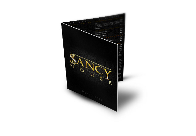 Sancy Event house logo bling luxe gold