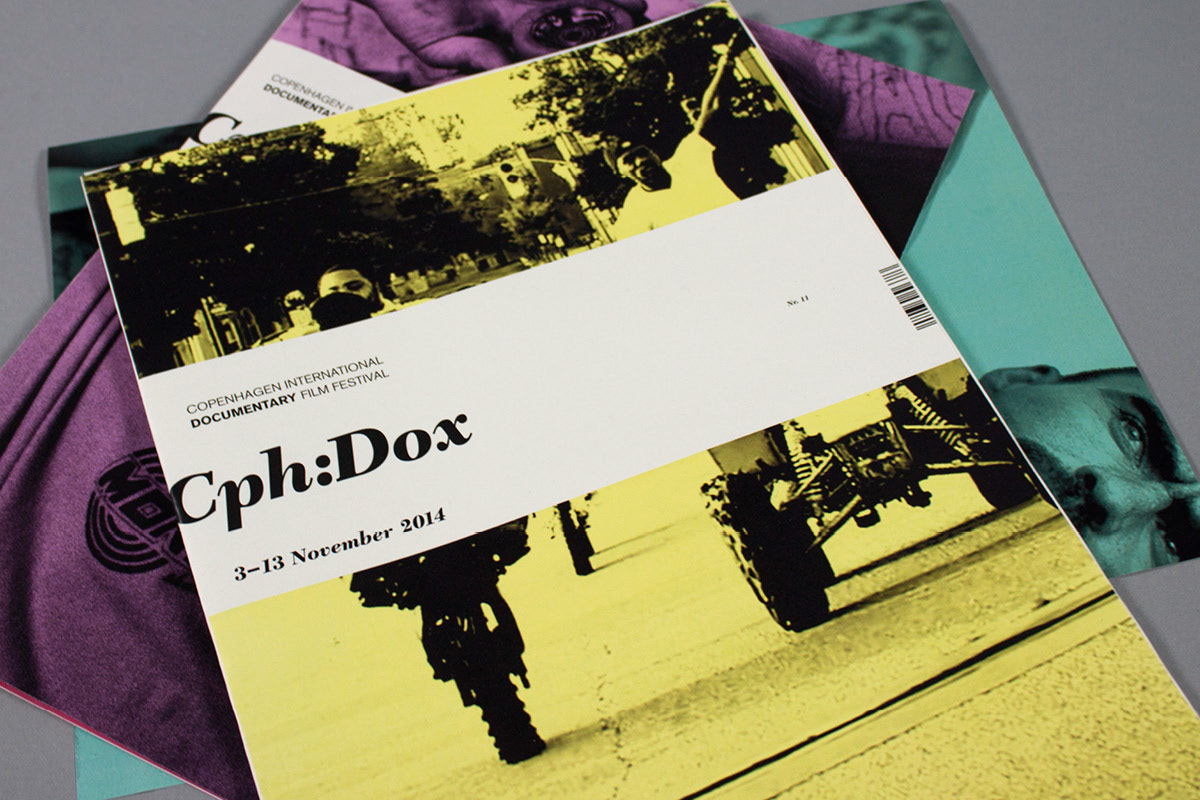 cph:dox magazine Layout Documentary  filmroll paper print festival Program copenhagen grid fleksible design editorial