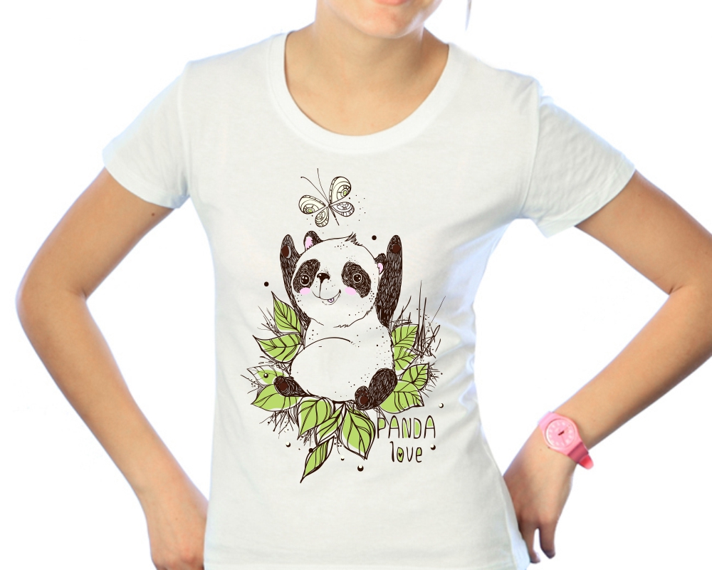 Panda  animal madoti novosibirsk draving t-shirt
