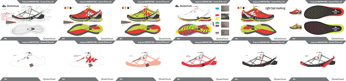 trail running footwear concept sketch