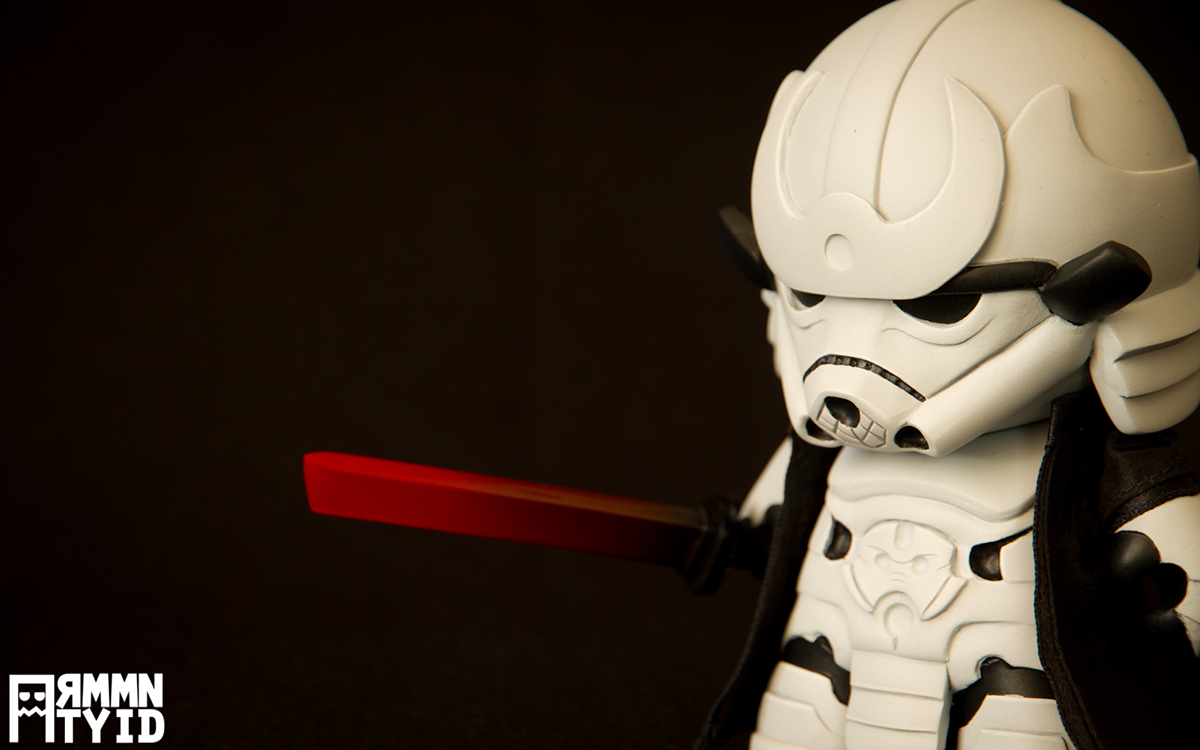 stormtrooper samurai Munny Kidrobot Artmymind