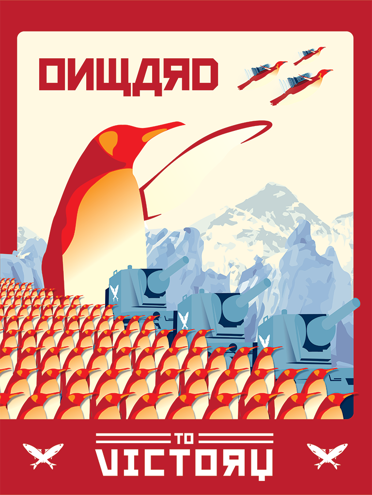penguin poster Propaganda