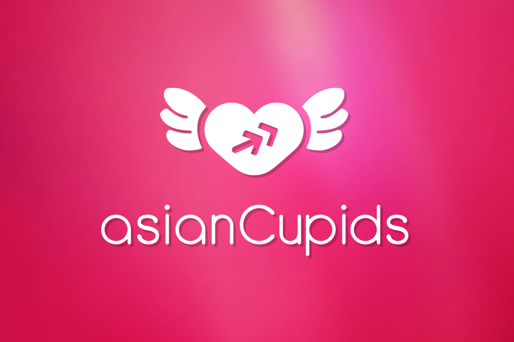 logo  logotype asian pink Love cute in love cupid Layout Form mobile layout sweet heart wings