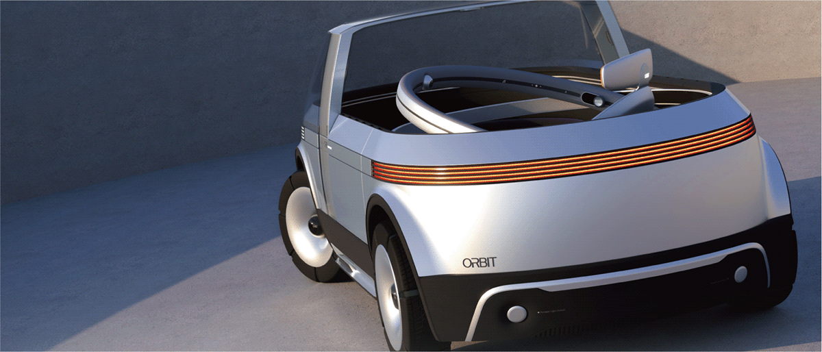 car design cardesign carinterior industrial design  interior design  mobility Orbit PICKUP thesis transportation