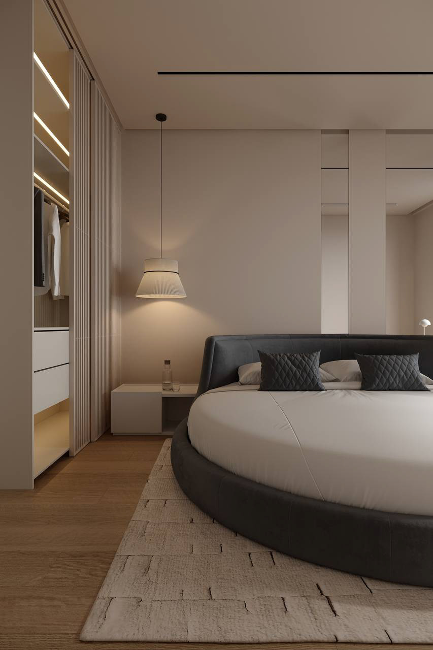 architecture interior design  3ds max Render Interior visualization bedroom minimalist modern archviz