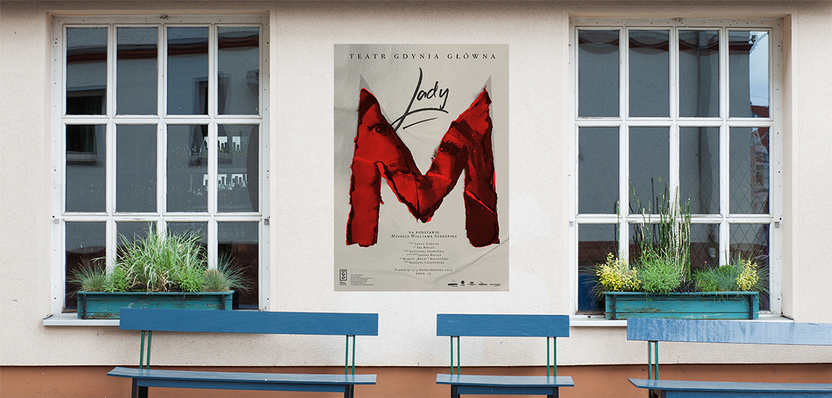 ivvanksi tgg gdynia theater  play lady M shakespaere william Krzysztof Iwanski lodz poster