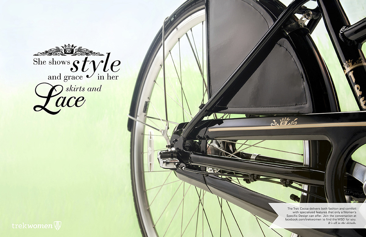 bicyle trek cocoa luxury bicycle Advertising Photography