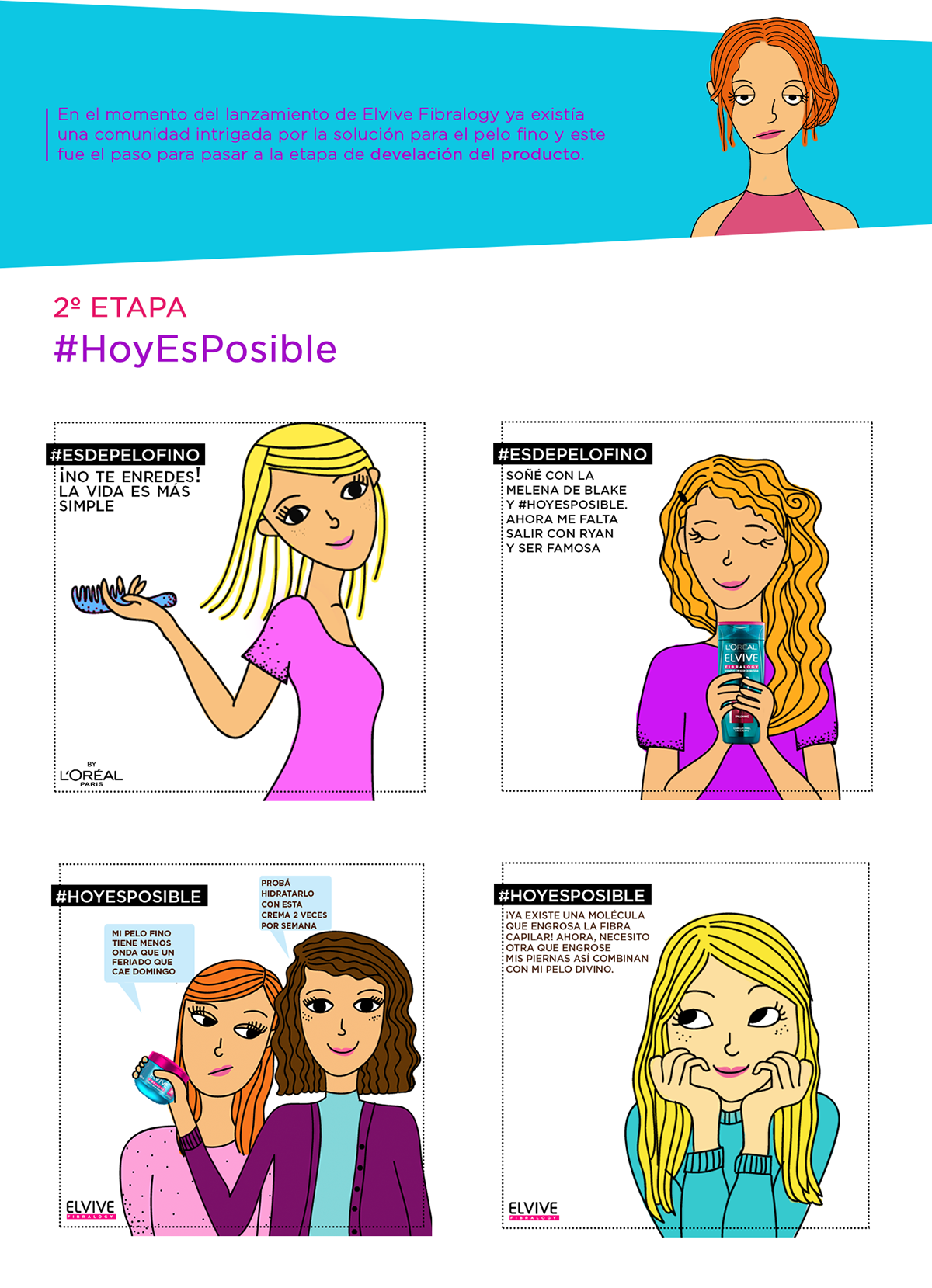 l'oreal argentina shampoo Elvive fibralogy moda beauty social media hair facebook instagram woman tendencias