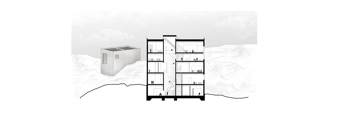 nuuk Art Hub architecture thesis ILLUSTRATION 