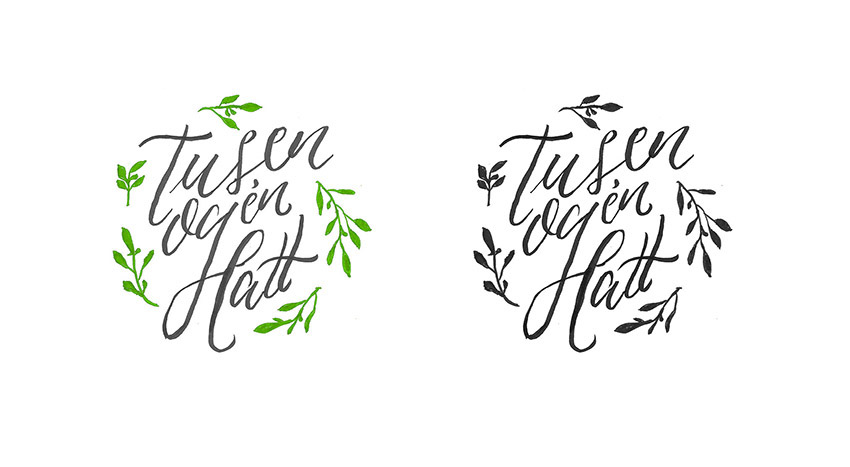 handmade logo organic branches plants lifestyle Blog