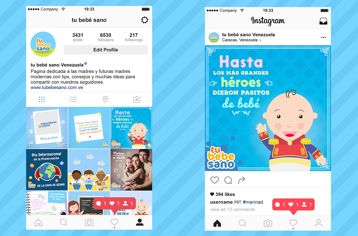 design social instagram facebook media posts Food  baby Fashion  Style