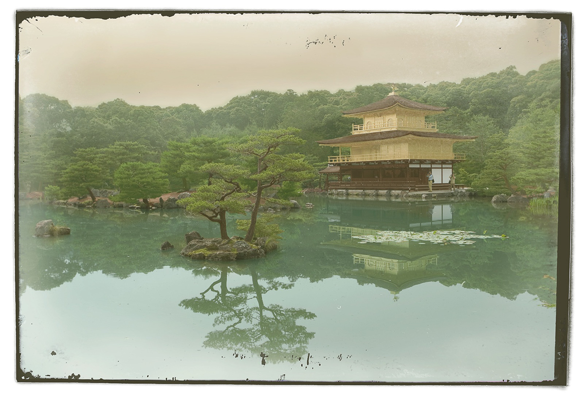 travel in time Christian Schmidt Landscape japan kyoto Travel art past present temple