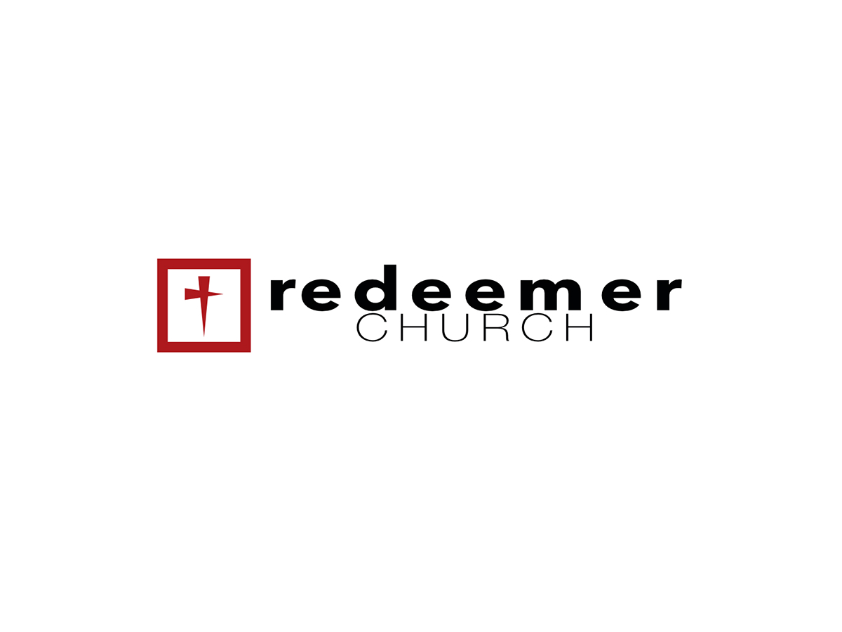 Redeemer church logo branding  identity
