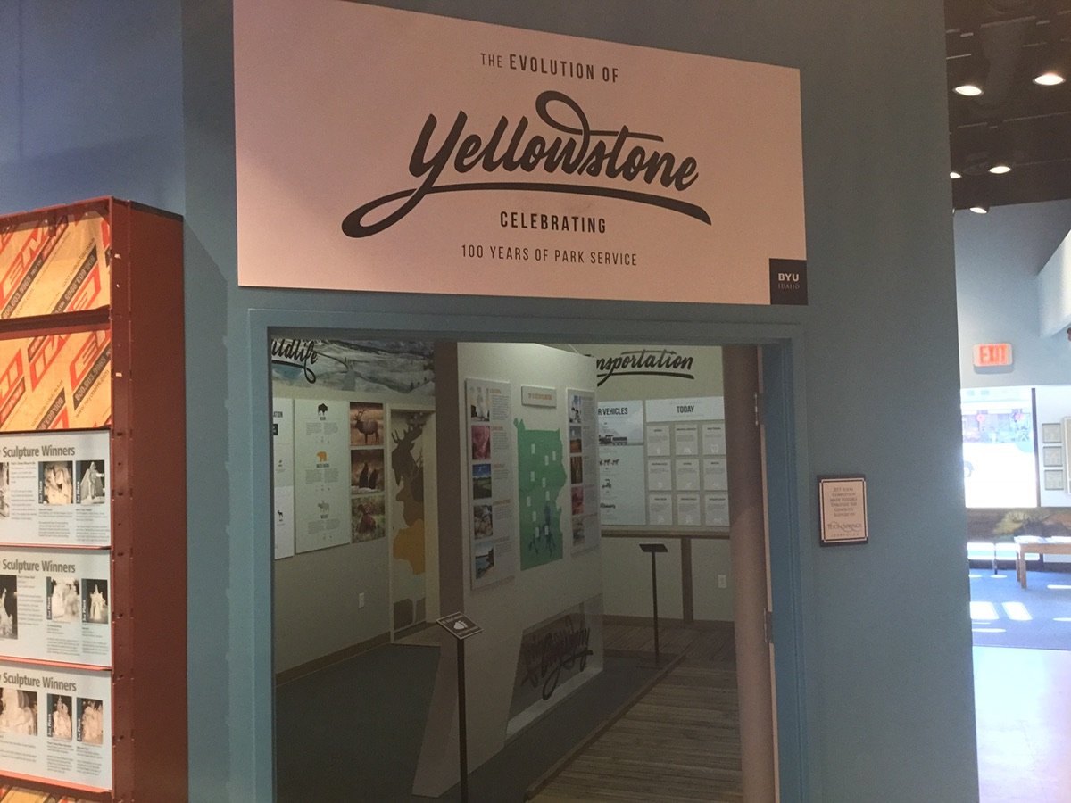 exhibit Yellowstone yellowstonepk approvedproject tourism ParkService wildlife