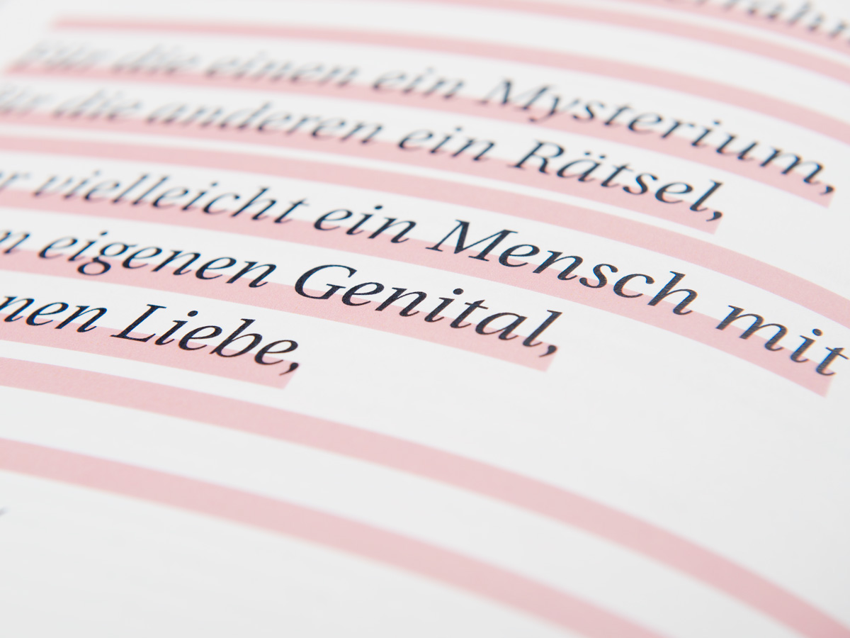 Intersexualität buch Typographie FHWS Gestaltung würzburg grafik Sexualität