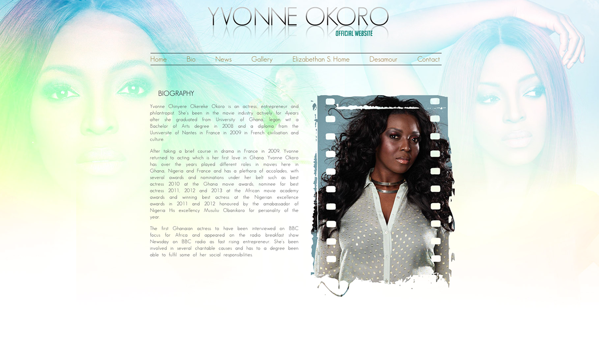 YVONNE OKORO actress Ghana accra Web Okoro yvonne