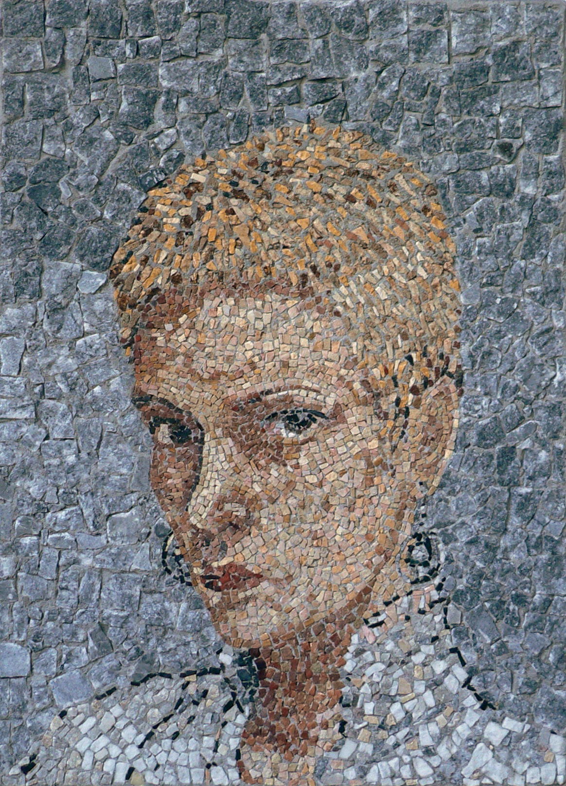 autoportrait FINEART handmade mosaic mosaicart portrait self selfie selfportrait stone