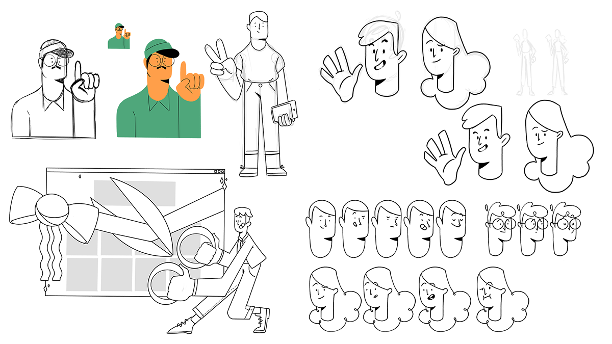 Character design  ILLUSTRATION  Illustrator product illustration style development vector