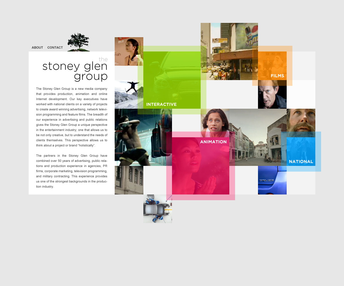 clean simple gray White Space  color stoney glen group Commercials