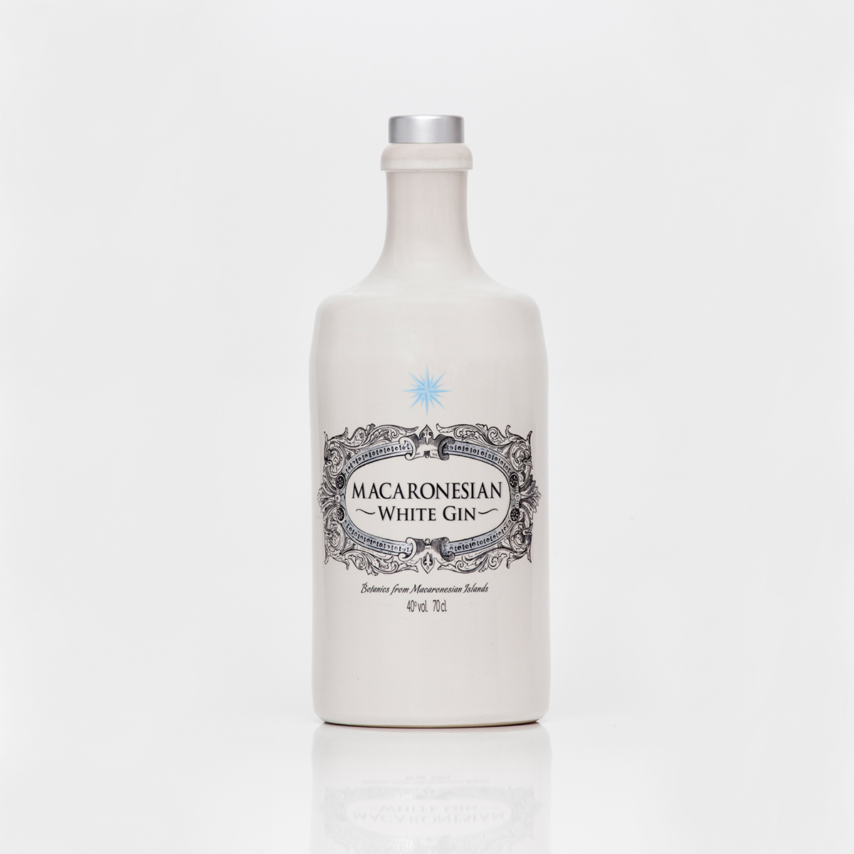 gin ceramic bottle drink alcoholic neutral gin natural handmade Macaronesian