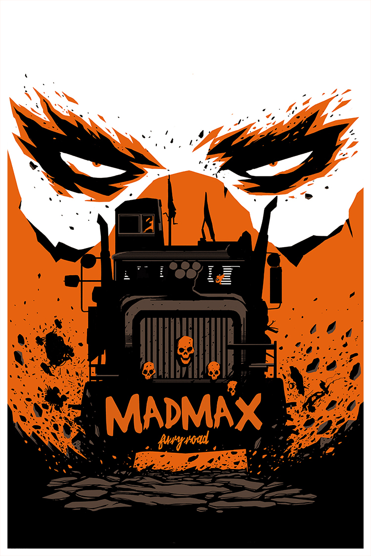 Mad Max Fury Road poster dark Poster Design