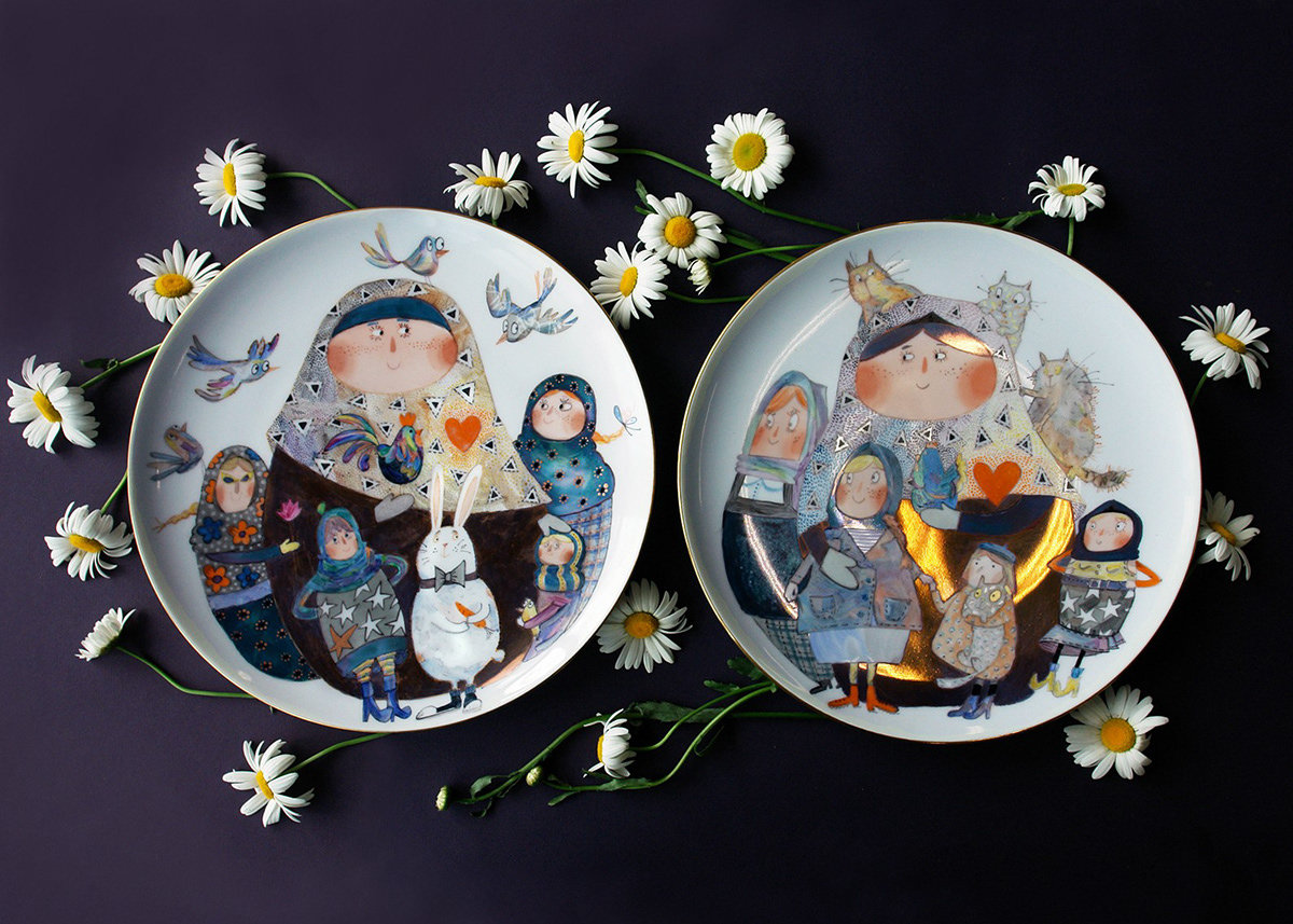 女の子向けプレゼント集結 特別価格3dRose St Petersburg, Russia Porcelain Plate, 8