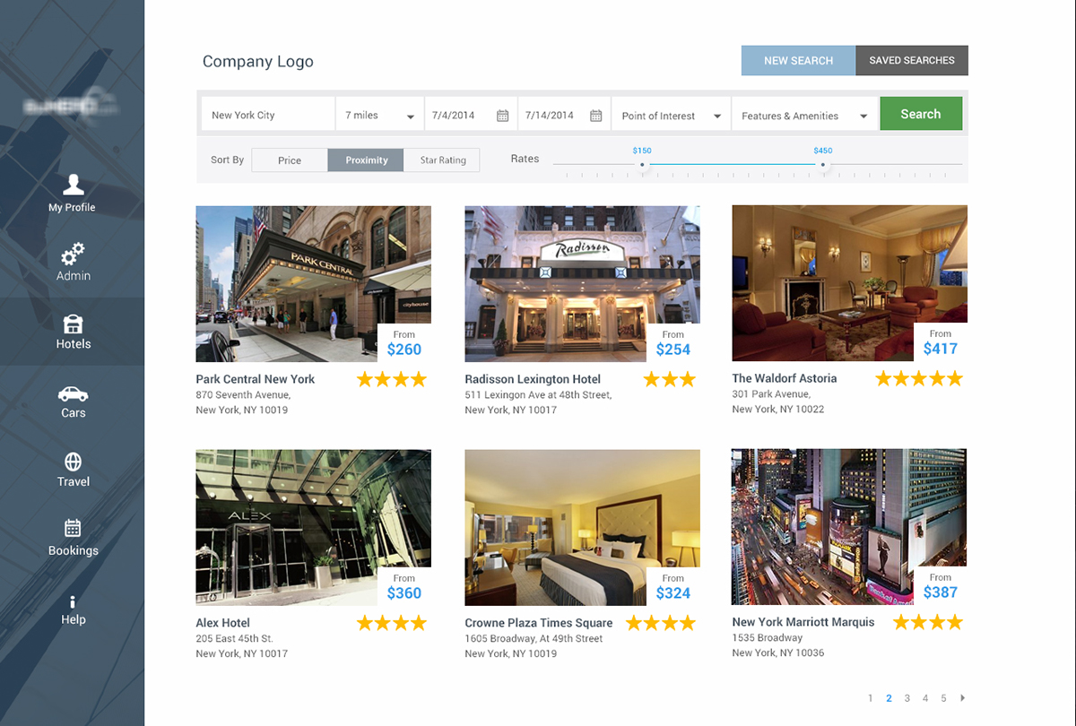 search result search results filters sort Web UI ux navi hotels Travel Cars Booking Engine Booking