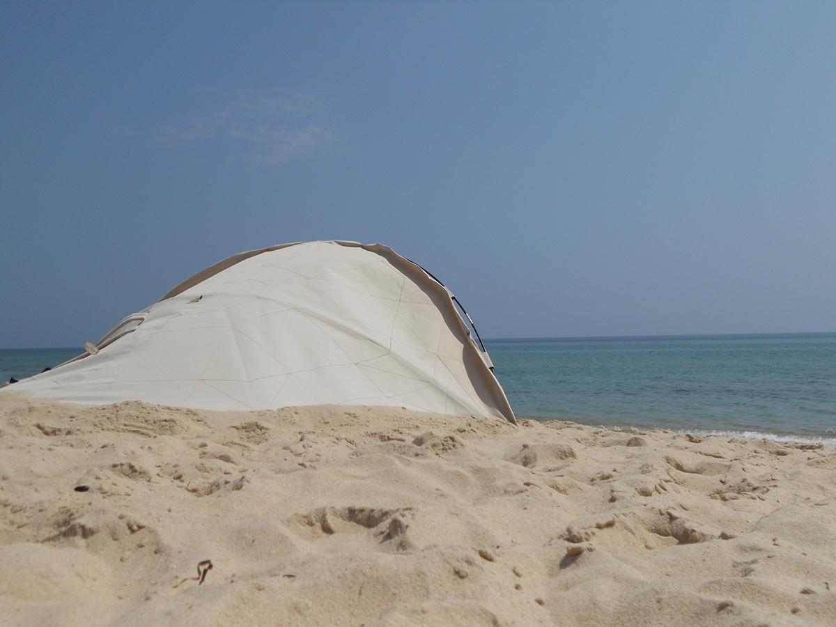 shelter beach praia abrigo mochila backpack corta-vento guarda-sol wind shelter  Sunshade