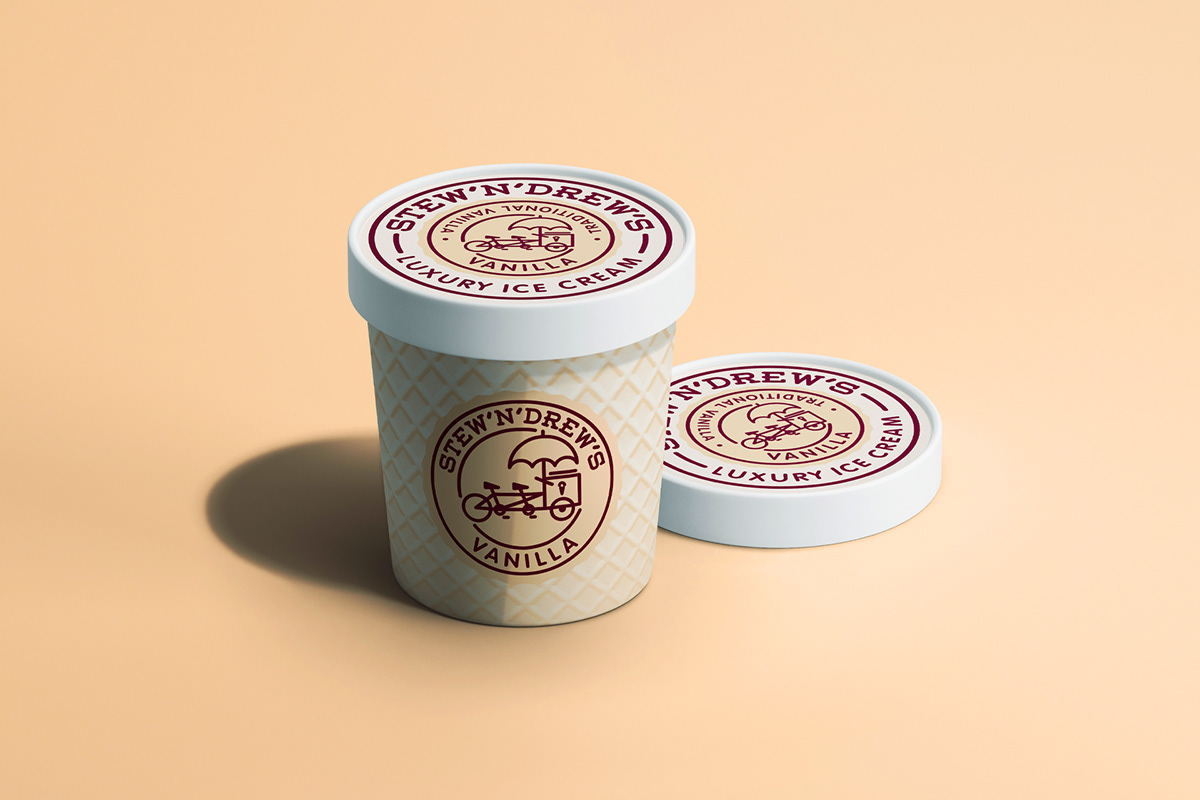 Gelato ice cream logo Packaging Food  restaurant brand identity Logo Design branding  Graphic Designer