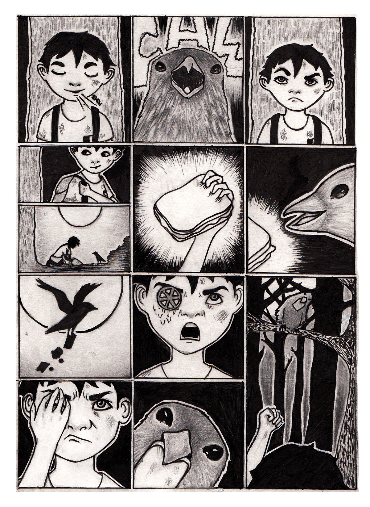 Sequential Illustration comic short story