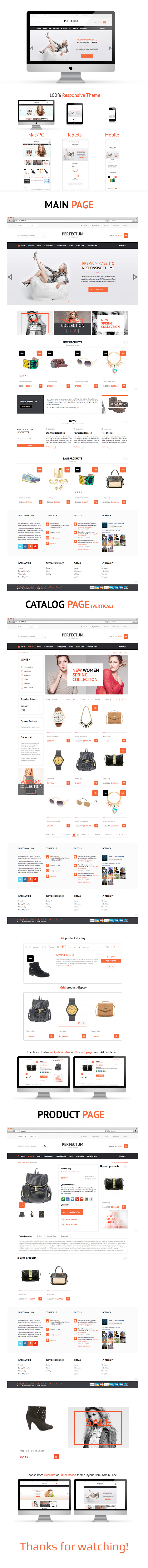 Web Webdesign magento shop UI Style design