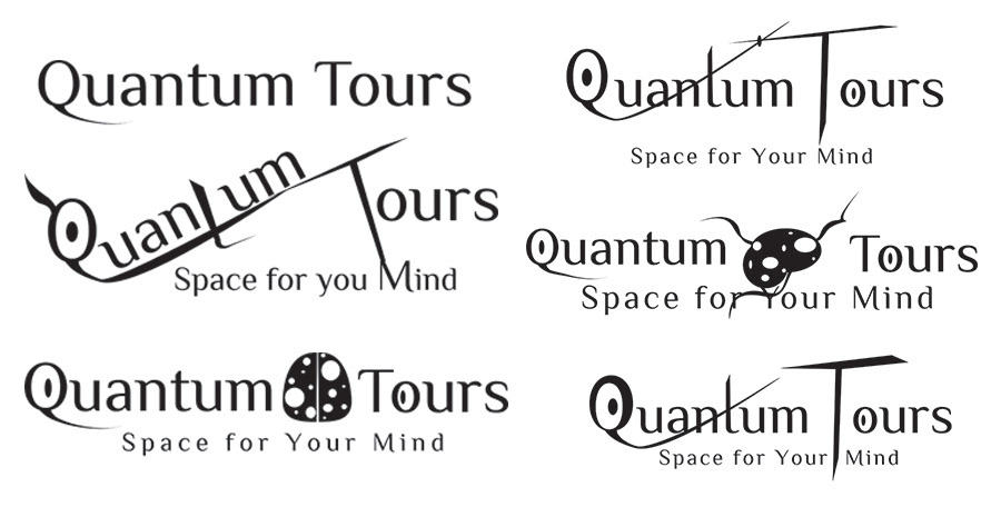 logo Logo Design science quantam tours Adobe InDesign adobe illustrator Adobe photo branding  brand identitiy