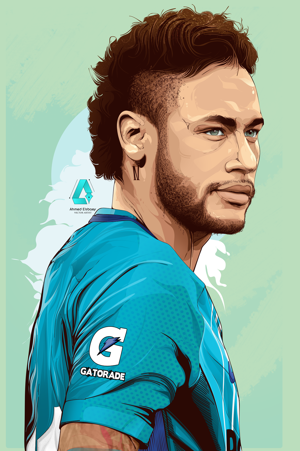 Neymar Jr Vector Art on Behance