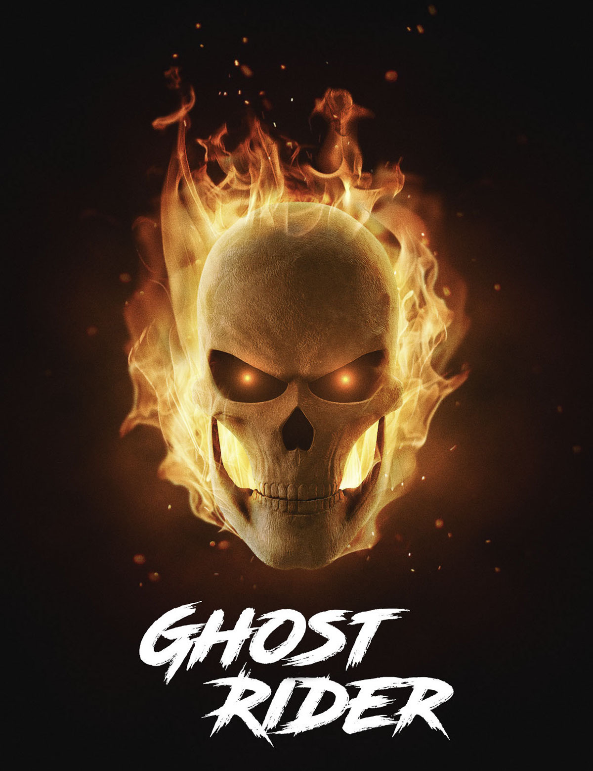 ghost rider marvel Cosplay Photography  compositing agents of shield Visual Effects 