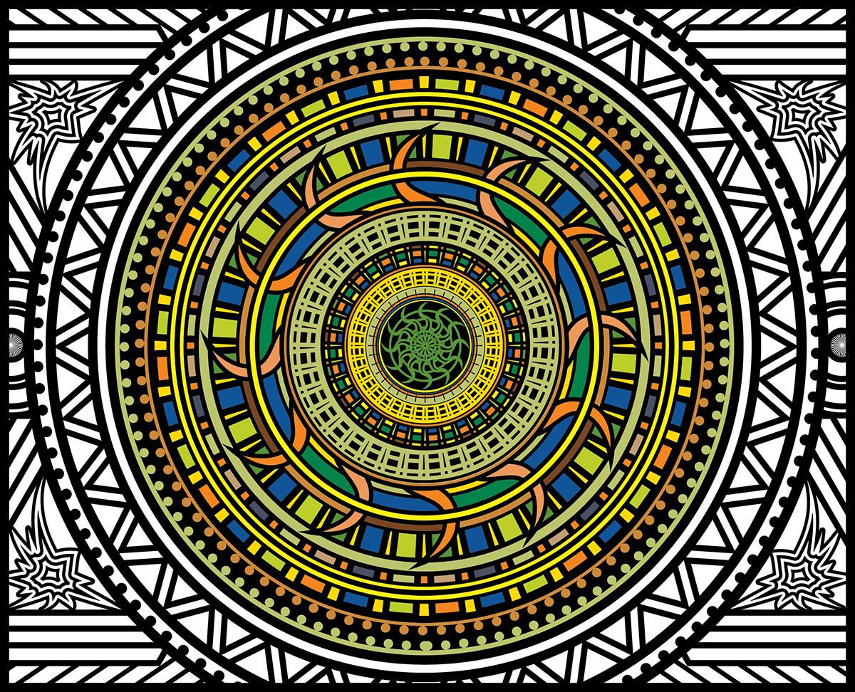 Mandala  Illustration digital
