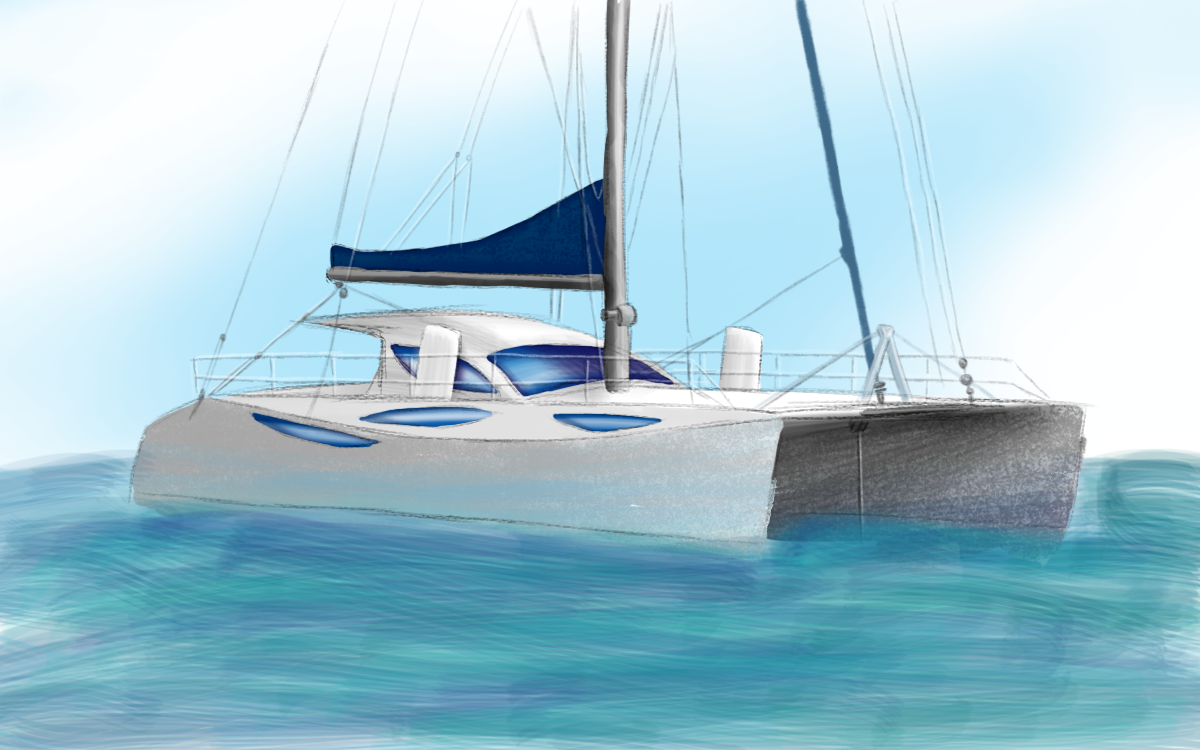 Transportation Design Naval Design outremer yacht boat naval strate Ecole2Design