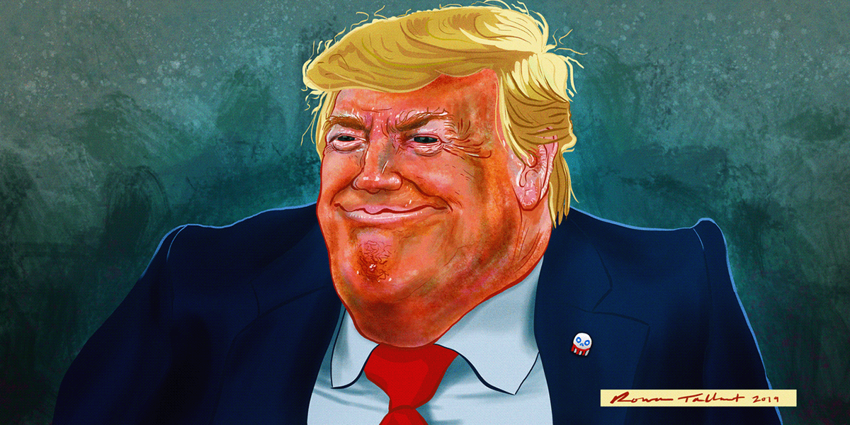 political cartoon caricature   ILLUSTRATION  Digital Art  artwork Drawing  digital illustration cartoon digital painting Orange Man
