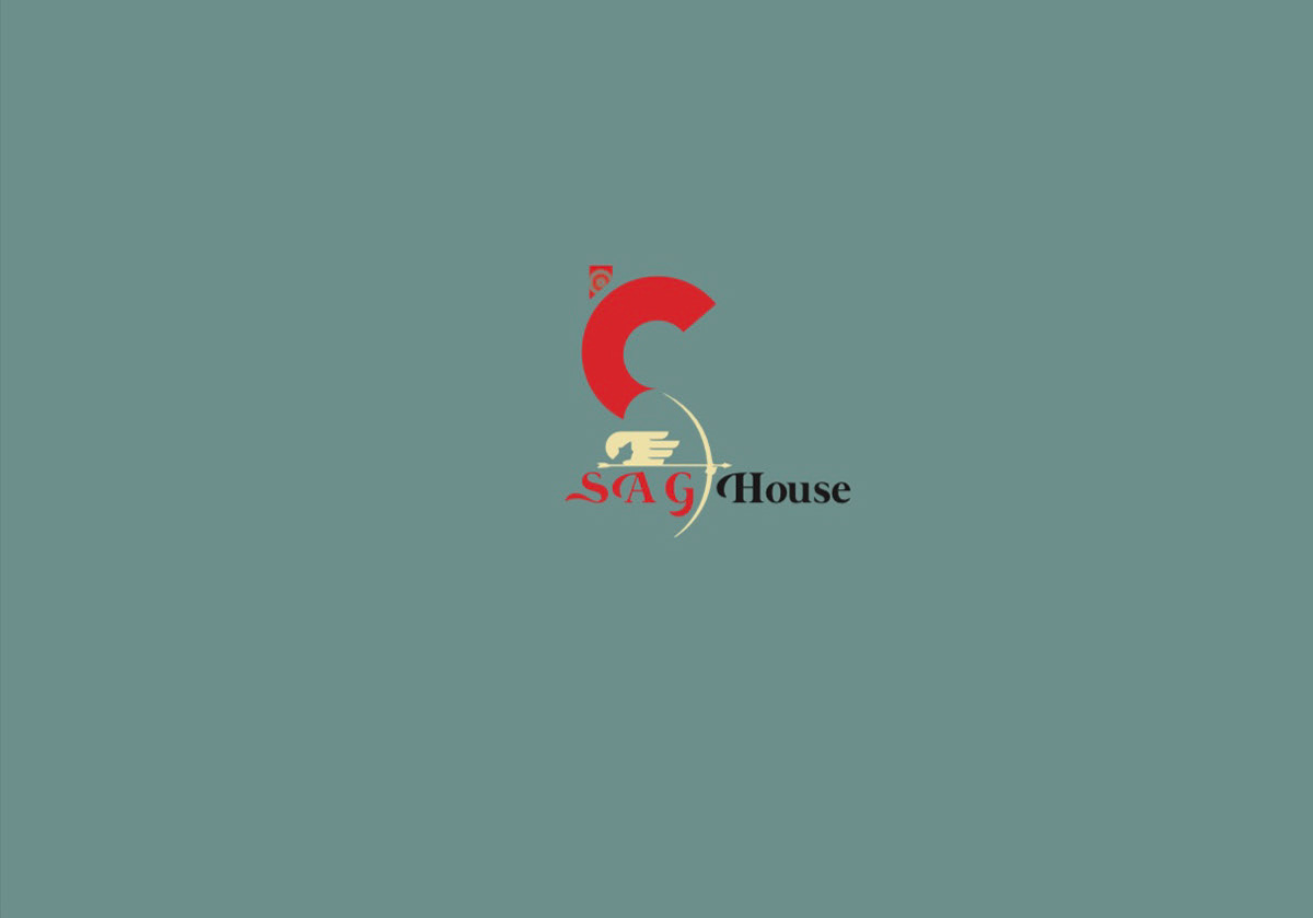 logo sagittarius horoscope logo making word play