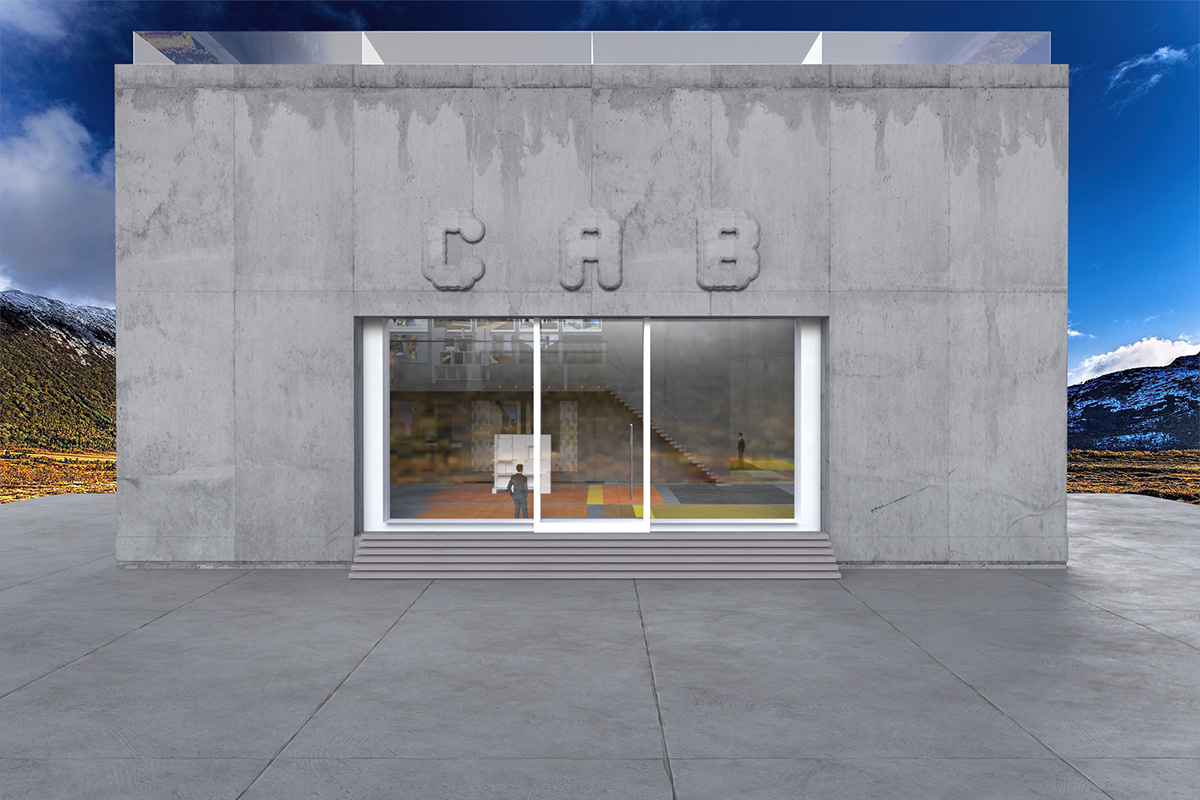 Adobe Portfolio Adobe Dimension architecture art design museum Space  vincent van gogh virtual space