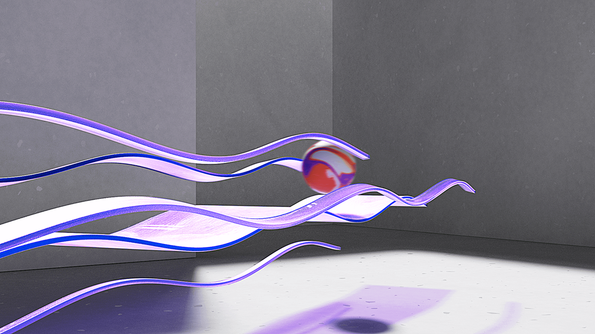 3D abstract Adobe Portfolio branding creative Event identity visualization