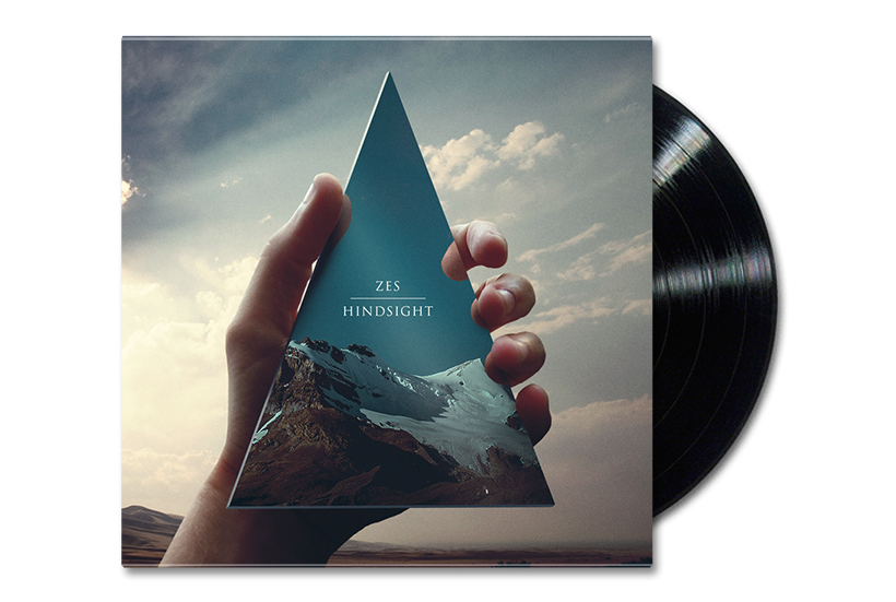 Adobe Portfolio zés triangle mirror sleeve ep cover Records Landscape mountain