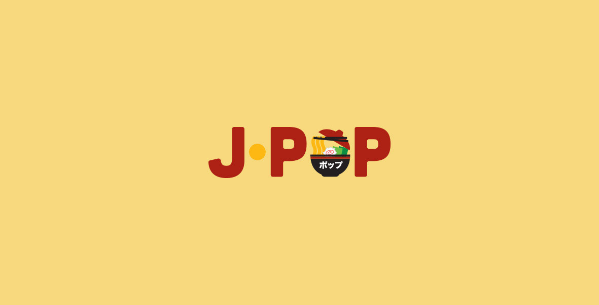 branding  j-pop japanese food red School Project uni project yellow