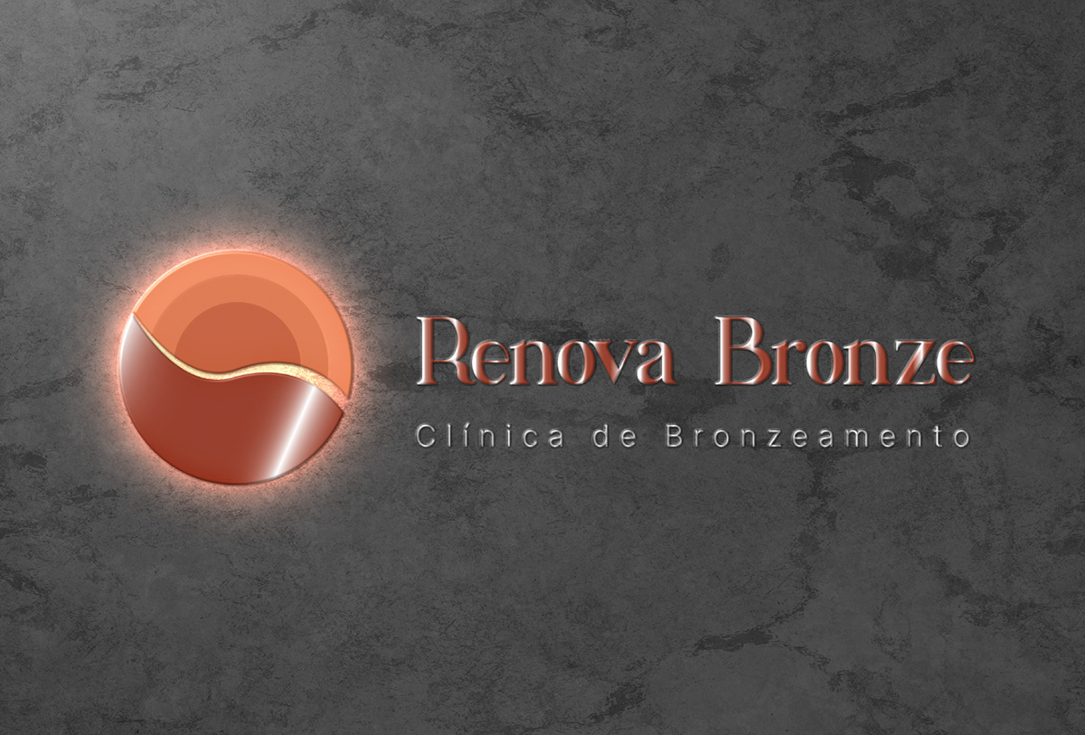 beauty brand brand identity bronze Bronzeamento identidade visual Logo Design tanning estética clinic
