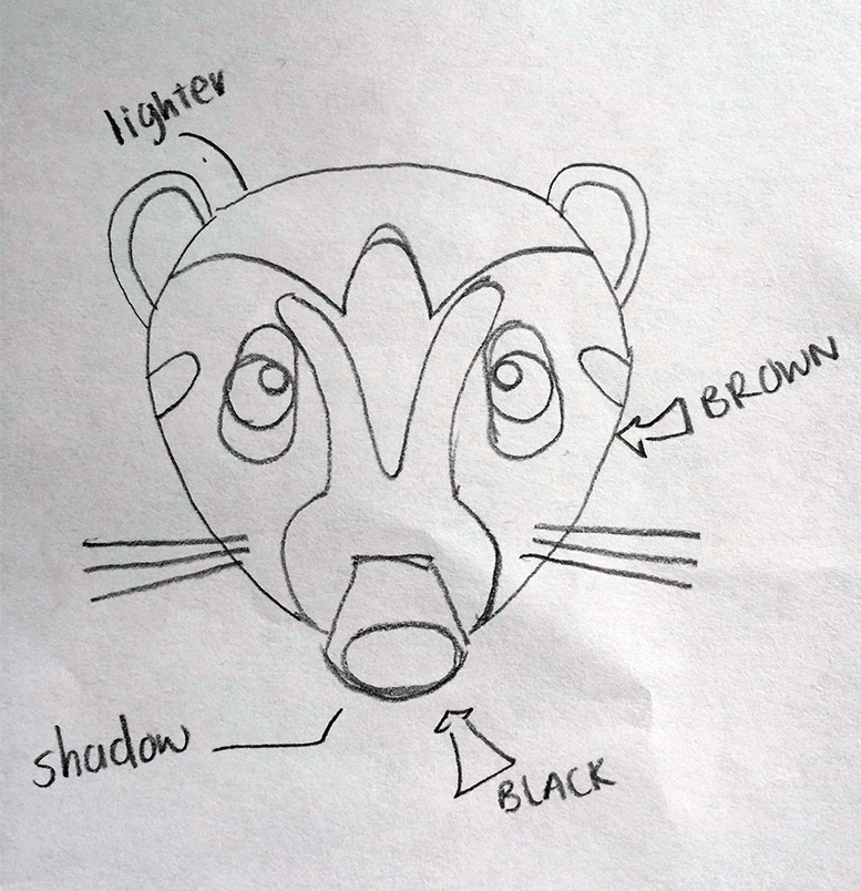 Character Coati ILLUSTRATION  movement animal brown Playful