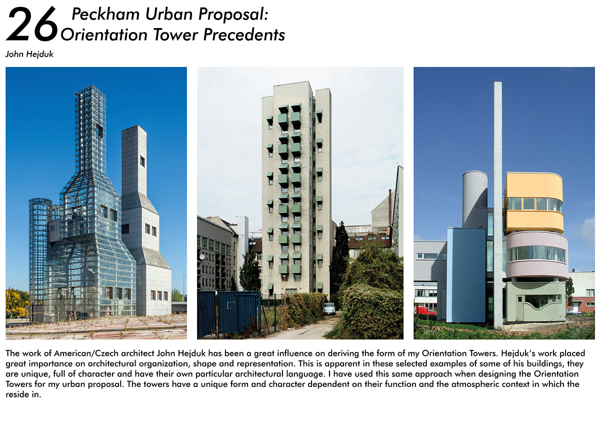 architecutre design graphics ILLUSTRATION  peckham portfolio Render Urban urban proposal