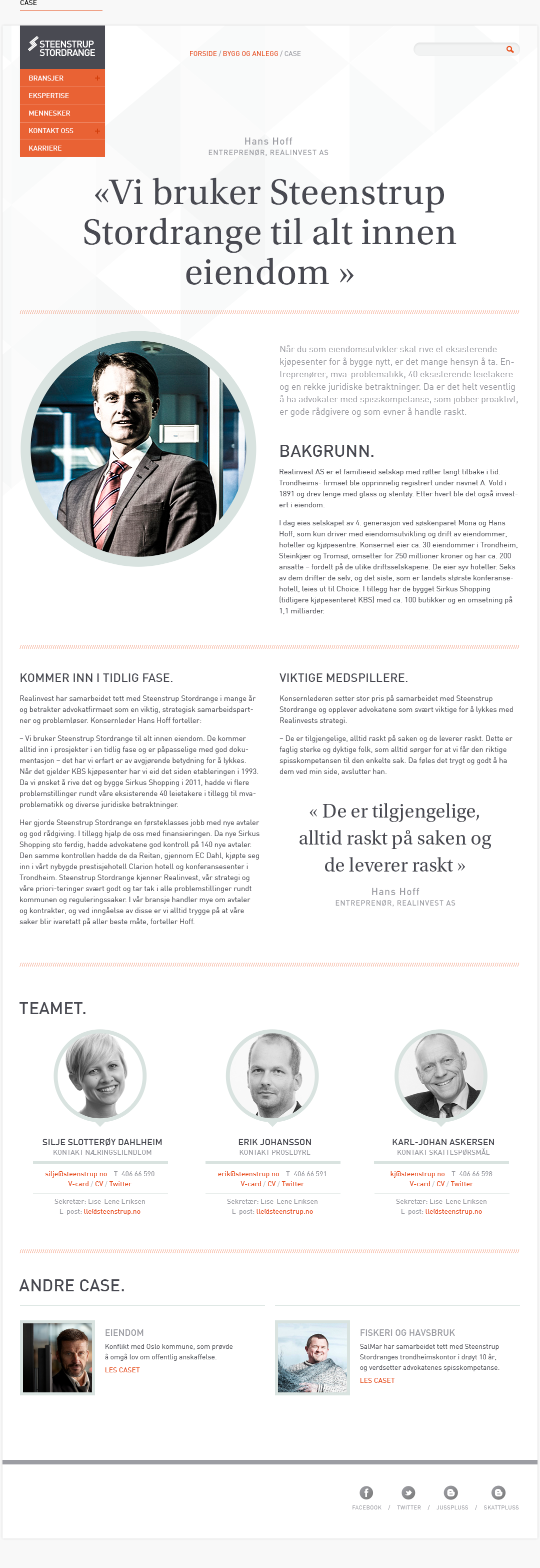 Website  responsive clean minimalistic lawfirm lawyer corporate White Scandinavian Sweden norway