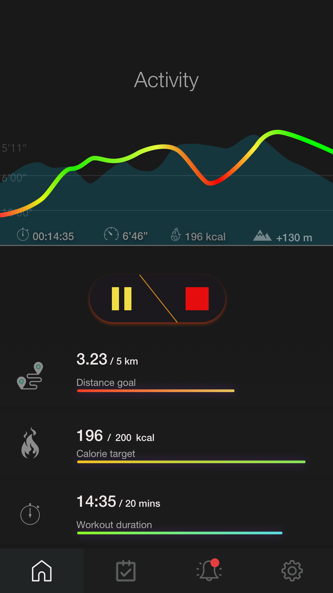 run app Runner app run tracking fitness app Tracker app ui design app design gradient color app