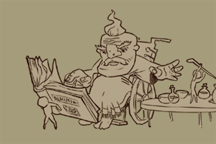 dwarf gnome hobbit concept art concept artist sketch lineart line warrior Digital Art 